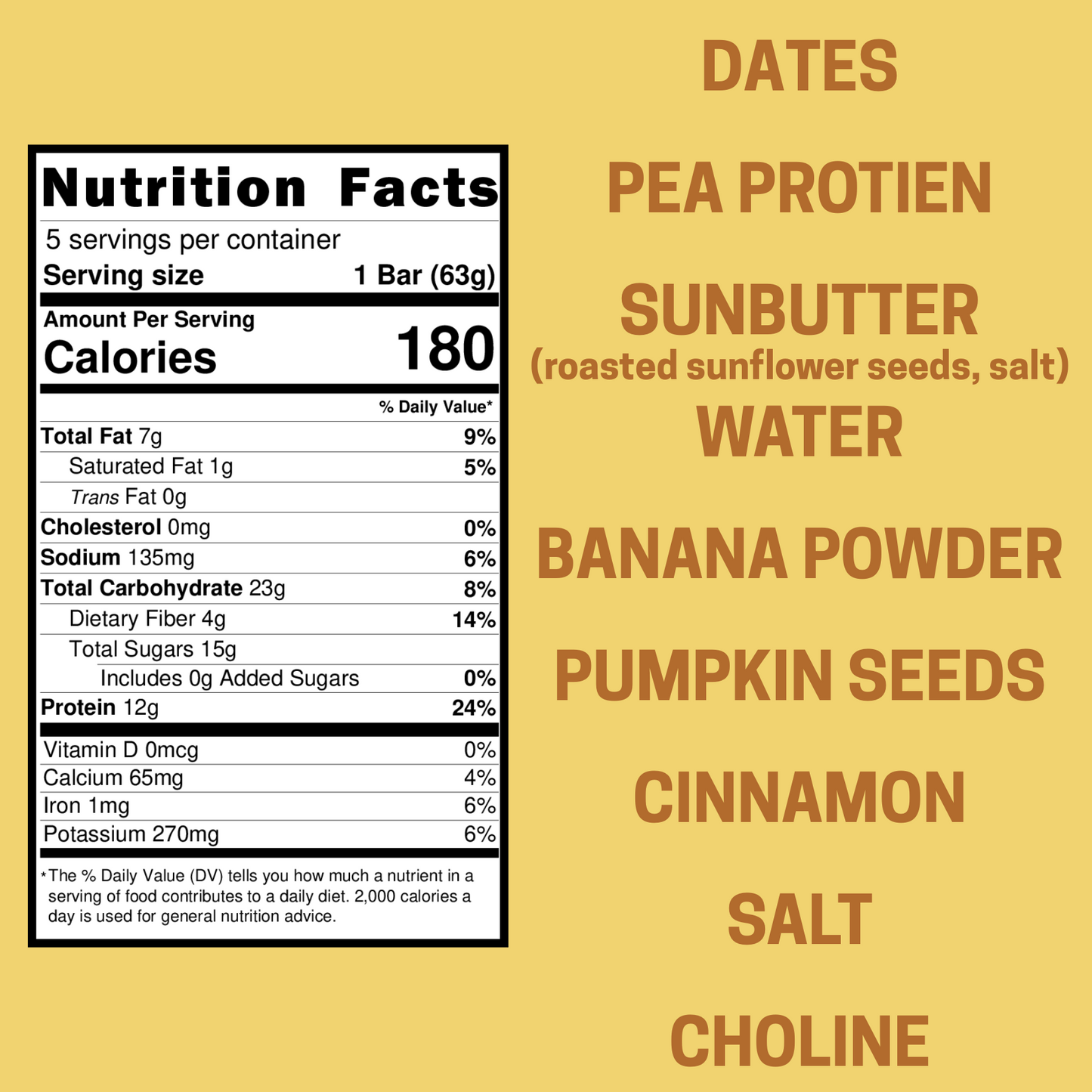 Banana Bread Plant Based Protein Bar - 5 Pack