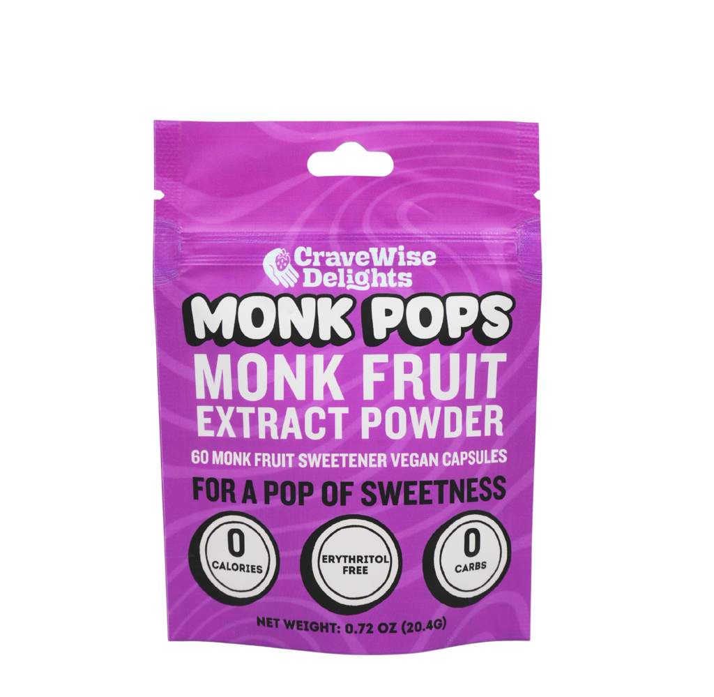 MONK POPS Monk Fruit Sweetener Capsules