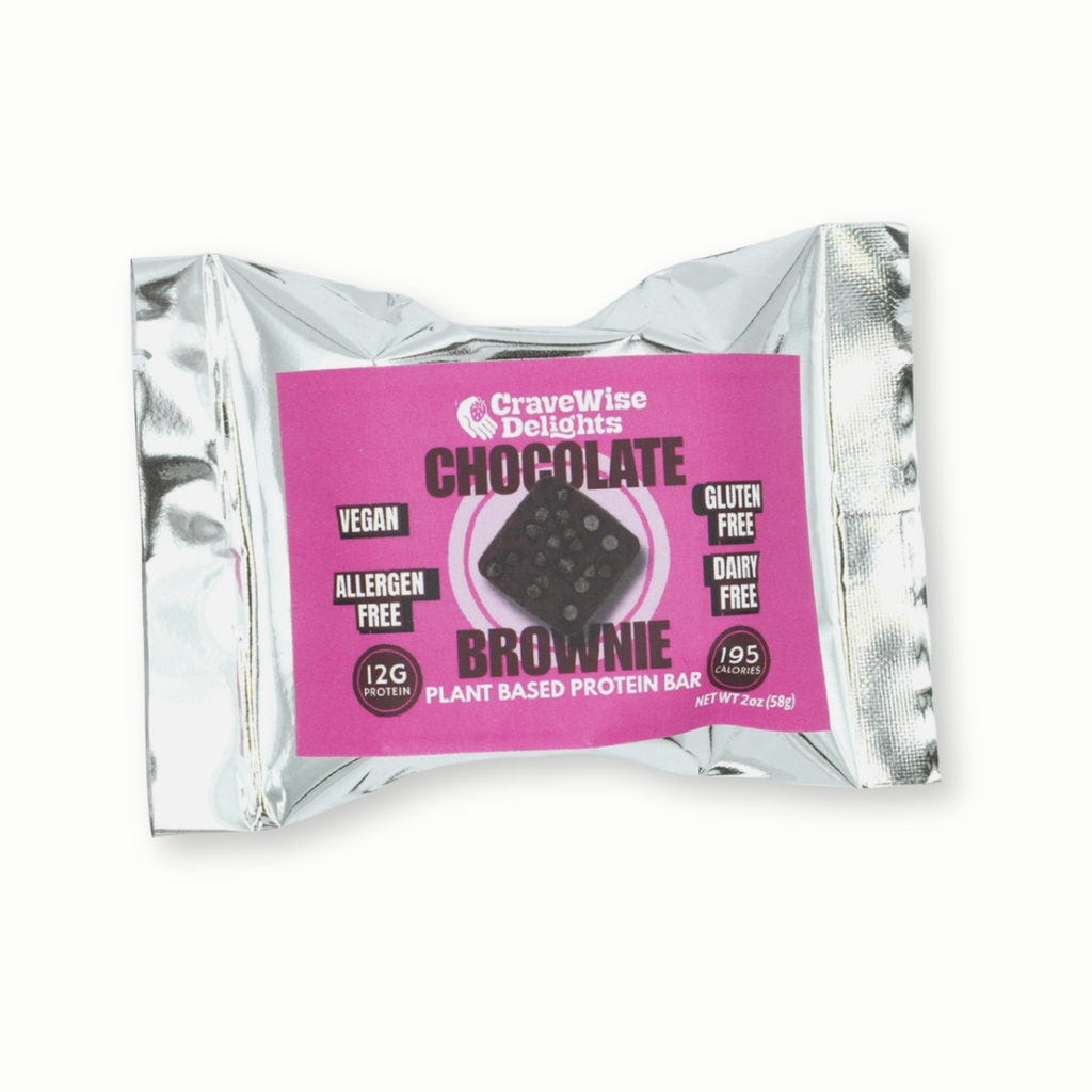 Chocolate Brownie Plant Based Protein Bar - 5 Pack
