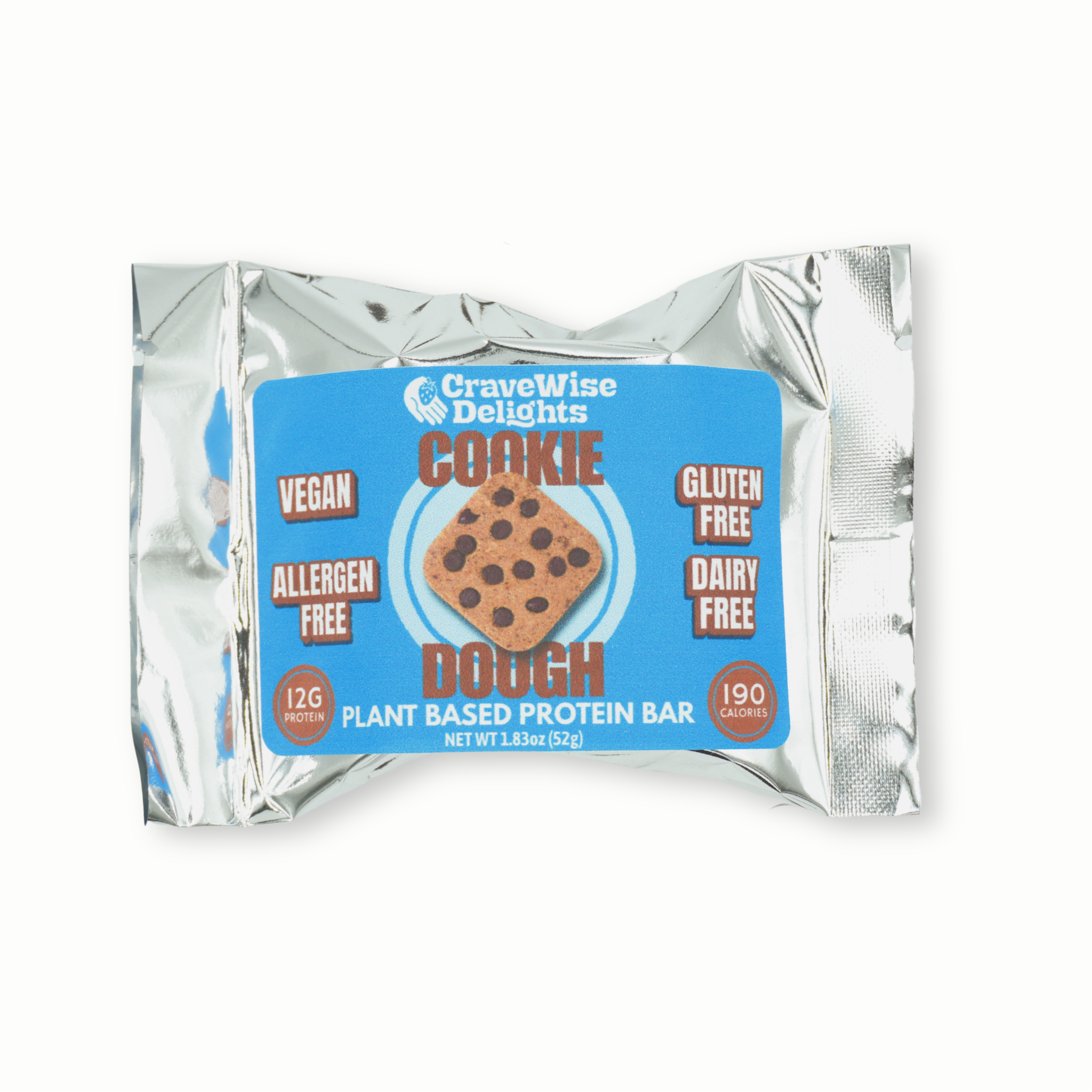 Cookie Dough Plant Based Protein Bar - 5 Pack