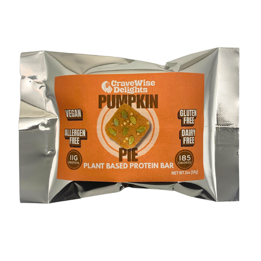 [LIMITED TIME] Pumpkin Pie Plant Based Protein Bar - 5 Pack