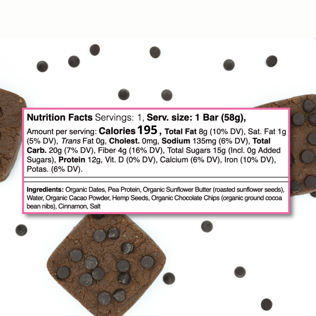 Chocolate Brownie Plant Based Protein Bar - 5 Pack