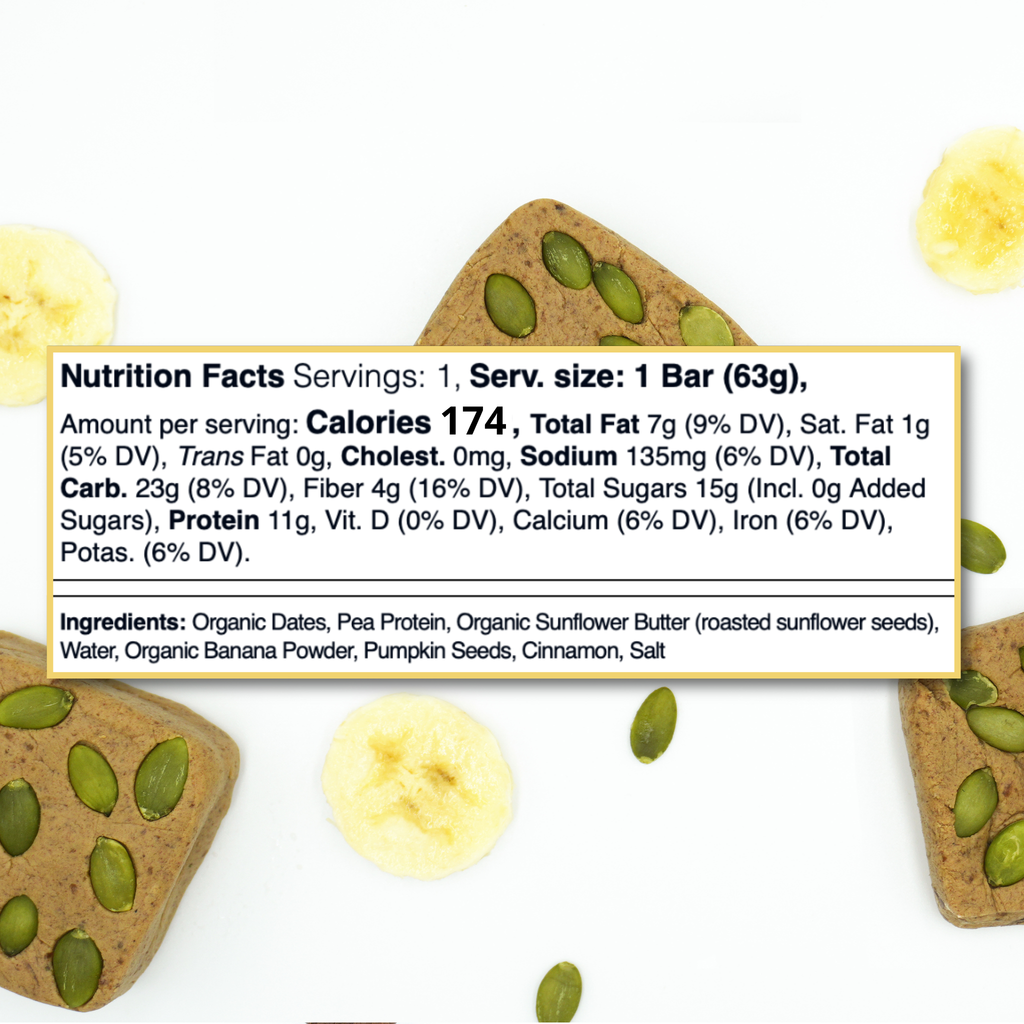 Banana Bread Plant Based Protein Bar - 5 Pack