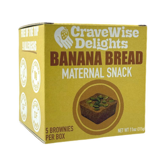 CraveWise Delights Banana Bread Box (5 bars)